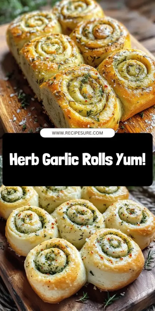 Dive into the delicious world of Herb & Garlic Swirl Rolls! Perfectly fluffy with fresh herbs and savory garlic, these rolls are sure to impress your family and friends. Our simple recipe guides you through selecting ingredients, preparing the dough, and creating a mouthwatering filling. Whether you're serving them with soup or as a snack, you'll love the irresistible flavor. Click through to explore the full recipe and start baking today!