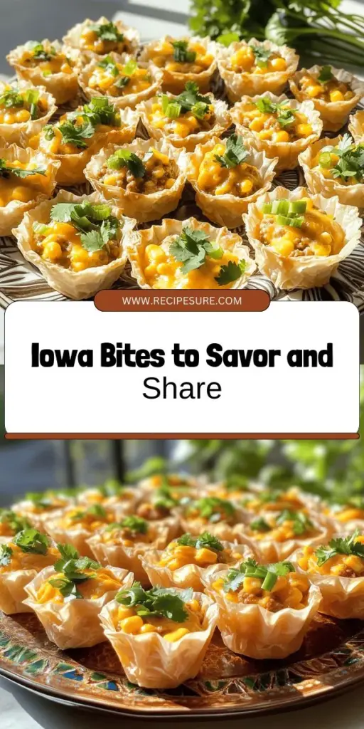 Impress your guests with delicious Iowa Party Bites! This guide shares mouthwatering recipes and tips that highlight local ingredients like pork sausage and corn. Perfect for any gathering, these easy snacks are sure to be a hit. Whether you're hosting a big event or a casual get-together, discover how to create unforgettable treats that everyone will love. Click through to explore the full recipes and bring a taste of Iowa to your next party!