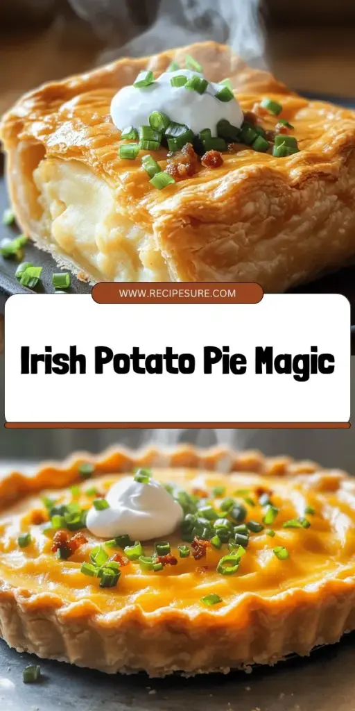 Discover the delightful taste of Irish Potato Pie with this simple and flavorful recipe! Packed with creamy russet potatoes, rich cheddar cheese, and a touch of crispy bacon, each bite is a warm embrace of comfort food. Perfect for family gatherings or an easy weeknight dinner, this pie is sure to impress. Click through to explore the full recipe and tips on how to create this delicious dish that celebrates Irish culinary tradition!