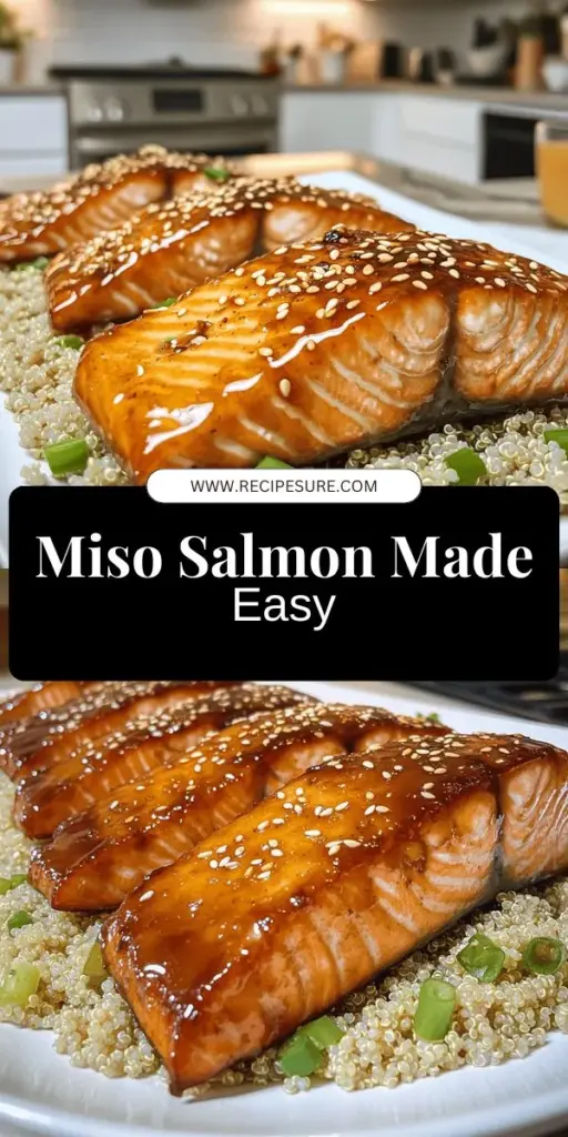 Elevate your dinner with this Easy-to-Follow Miso Salmon Recipe with Sesame & Ginger! Discover how simple ingredients like miso paste, honey, and fresh ginger can create a mouth-watering, healthy meal. This recipe guides you through marinating, cooking, and serving the perfect salmon that’s sure to impress your family and friends. Click through to explore the full recipe and start your culinary adventure today!