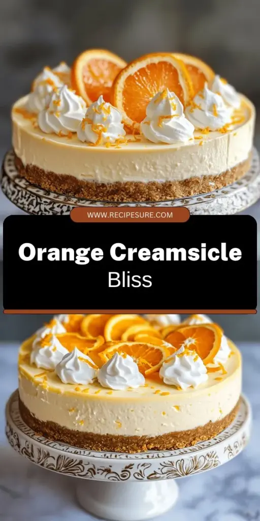 Treat yourself to a delicious No Bake Orange Creamsicle Cheesecake Delight! This creamy, refreshing dessert is perfect for summer gatherings, requiring no oven time. With zesty orange flavors and a smooth cheesecake filling, it's easy to make and irresistible. Whether you're hosting a party or enjoying a sweet snack, this recipe will impress everyone. Click through to explore the full recipe and create your very own summer delight!