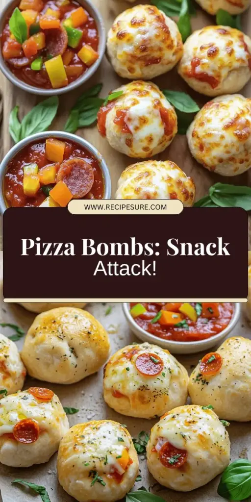 Looking for a quick and delicious snack? Try this easy pizza bombs recipe! These cheesy, bite-sized delights are perfect for any gathering and can be filled with your favorite toppings. Ready in just 25 minutes, they’re a fun twist on traditional pizza. Discover how to create your own unique flavors, from pepperoni to veggie options, and learn the best dipping sauces for maximum flavor. Click through to explore this simple recipe and start cooking your new favorite snack!