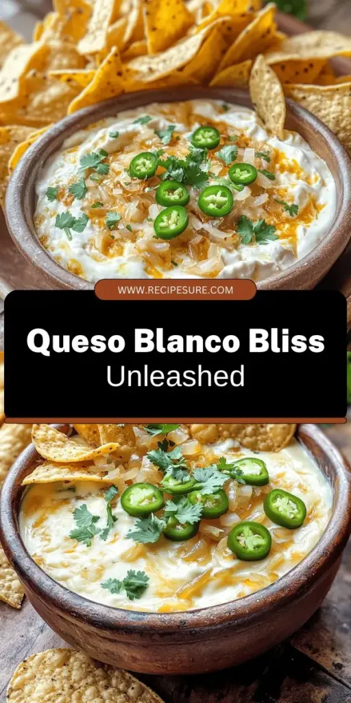 Discover the creamy goodness of Queso Blanco with our simple and flavorful guide! Learn what makes this fresh cheese a favorite in countless dishes from tacos to nachos. Find out how easy it is to make Queso Blanco at home and explore delicious recipes that will impress your family and friends. Click through to enhance your cooking with this delightful cheese and unlock tips for using Queso Blanco in creative ways!