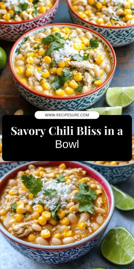 Dive into the comforting world of Mexican Street Corn White Chicken Chili! This dish combines rich, creamy flavors with spicy hints and fresh ingredients for a hearty meal that impresses any crowd. Discover the essential ingredients, simple steps, and creative topping ideas that elevate this savory delight. Perfect for cold nights or festive gatherings, this chili will warm your soul. Click through to explore the full recipe and enjoy a delicious cooking adventure!