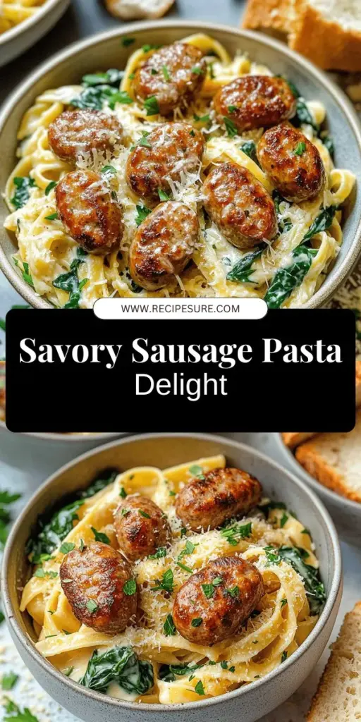 Elevate your mealtime with Garlic Butter Sausage Bites with Creamy Parmesan Pasta! This delicious and simple recipe combines savory sausage with a rich creamy sauce, perfect for busy weeknights or special gatherings. Discover how easy it is to whip up a comforting dish that everyone will adore. Ready to spark joy in your kitchen? Click through to explore the full recipe and enjoy a culinary adventure today!