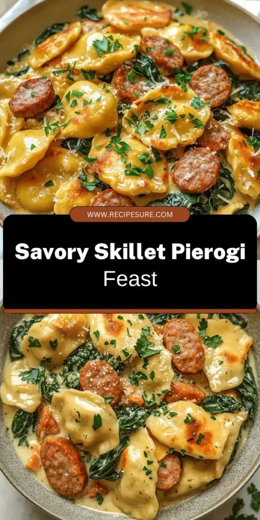 Satisfy your cravings with this easy Creamy Pierogi and Turkey Sausage Skillet recipe! This one-pan meal combines frozen pierogi, savory turkey sausage, and a rich, creamy sauce for a delightful dinner in just 30 minutes. Discover key ingredients, cooking tips, and tasty variations that make this dish a family favorite. Click through to explore the full recipe and treat yourself to a delicious and comforting meal tonight!