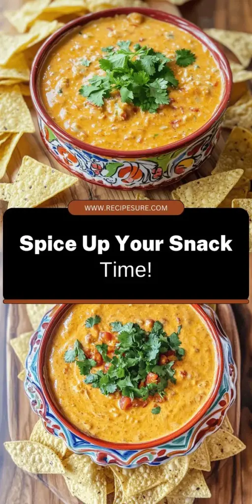 Get ready to elevate your snack time with this simple and flavorful chili queso dip recipe! Perfect for parties or a cozy night in, this easy-to-make dip features creamy Velveeta, spicy pepper jack, and zesty chilis for a taste sensation. Discover essential ingredients, quick preparation steps, and fun customization ideas to impress your guests. Click through to explore the full recipe and bring this crowd-pleaser to life!