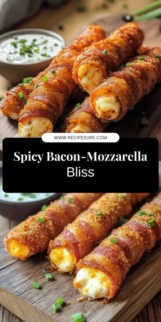 Elevate your snack game with Nashville hot bacon-wrapped mozzarella sticks! This delightful recipe blends crispy bacon with gooey mozzarella, delivering an unforgettable flavor explosion. Perfect for game nights or casual get-togethers, these easy-to-make treats are sure to impress your guests. Don't miss out on the full recipe and expert tips that will make your snacks the highlight of the party. Click through now to discover how to create this spicy sensation!