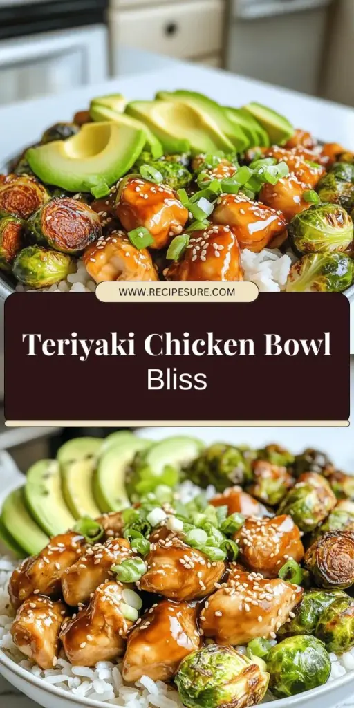 Indulge in a flavorful Teriyaki Chicken Bowl with Crispy Brussels that's quick and easy to prepare! This dish combines tender chicken with a homemade teriyaki sauce, crunchy Brussels sprouts, and creamy avocado for a perfect meal. Learn how to achieve the ideal crispy texture and discover ingredient variations to suit your taste. Click through to find the full recipe and start creating this delicious, healthy bowl today!