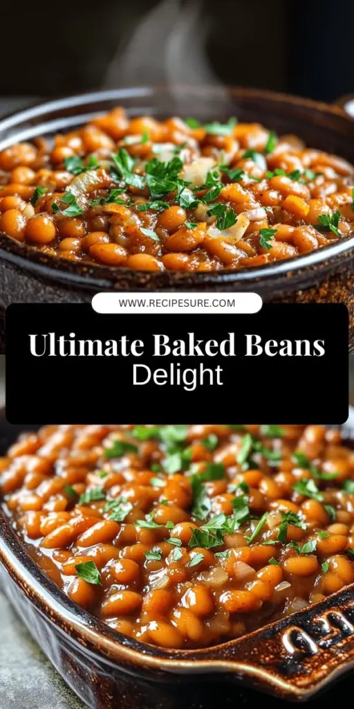 Discover the ultimate baked beans recipe that will elevate your next meal! This easy guide showcases the key ingredients, cooking methods, and customizable options to create the best baked beans full of rich flavors. Whether for BBQs or cozy family dinners, these beans will impress every guest. Ready to savor the perfect combination of sweet and spicy? Click through to explore the full recipe and make your next gathering a hit!