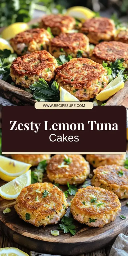 Get ready to enjoy a burst of flavor with Lemon Garlic Tuna Cakes! This simple and delicious recipe features the perfect blend of tender tuna, zesty lemon, and aromatic garlic, making it a healthy choice for any meal. With easy step-by-step instructions and creative variations, you can personalize these tasty cakes to suit your taste. Click through to explore the full recipe and elevate your mealtime with this delightful dish!