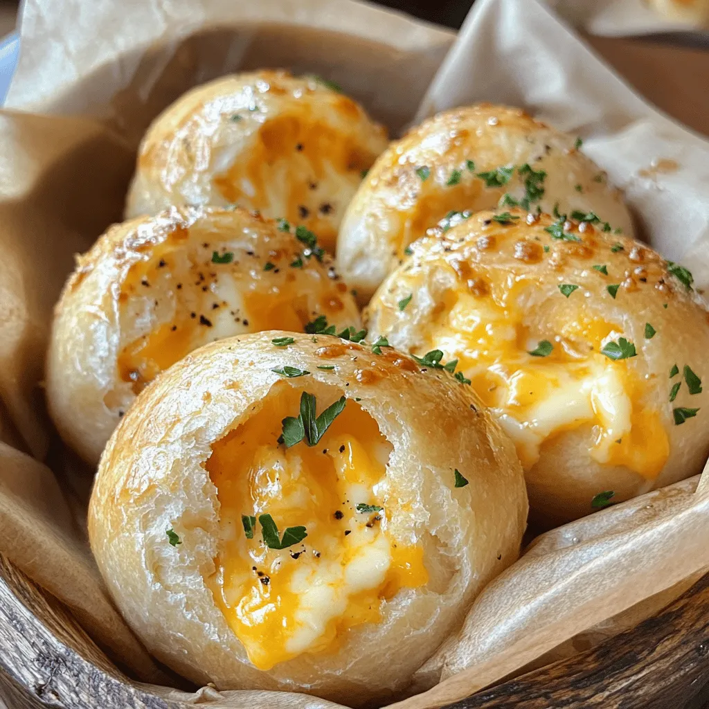 The best Pillsbury biscuit recipe relies on a few key ingredients. First, the biscuits create a soft, flaky base. The cheese adds a rich, gooey center. Garlic butter gives a savory kick that makes each bite special. These flavors blend perfectly in every cheese bomb.