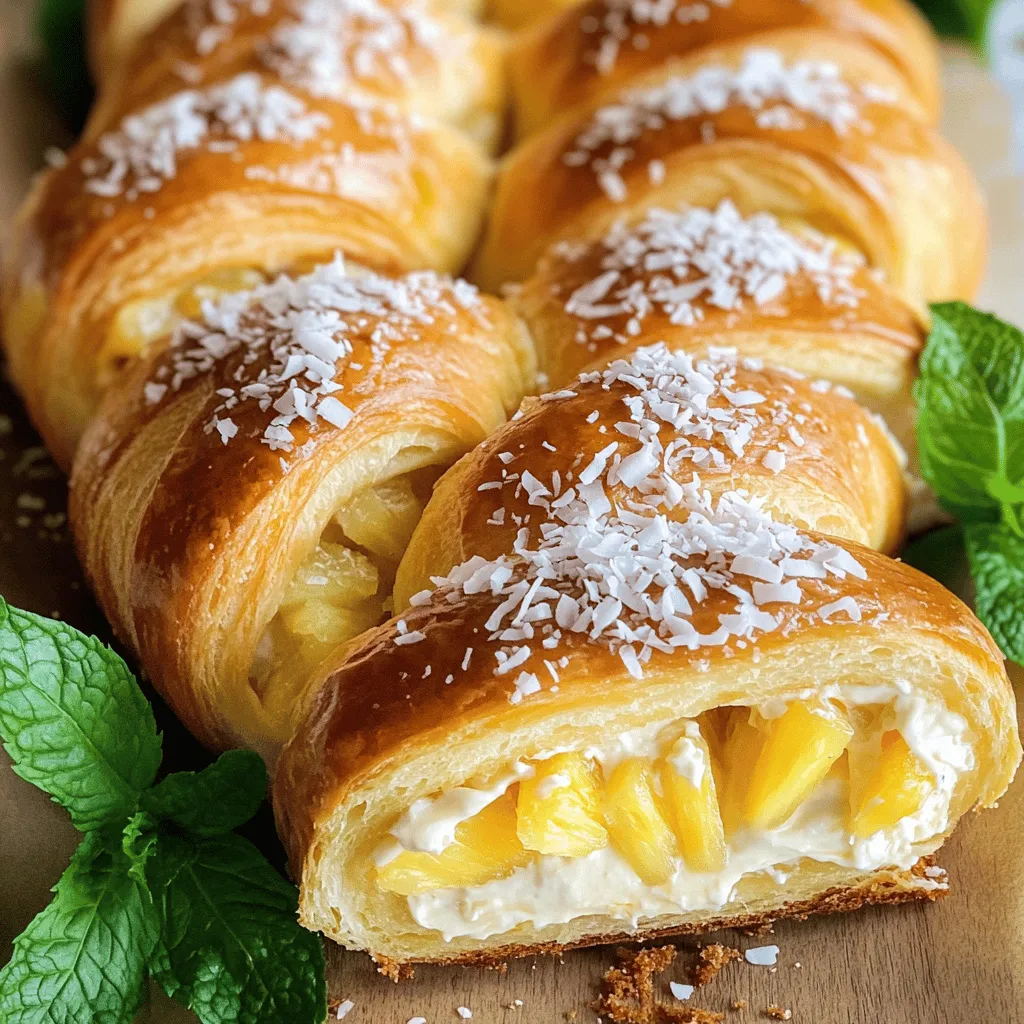 To make the King's Hawaiian Cheesecake Danish, you need a few key ingredients. The main items are cream cheese, powdered sugar, and crushed pineapple. Each ingredient adds a unique flavor and texture to the dish.