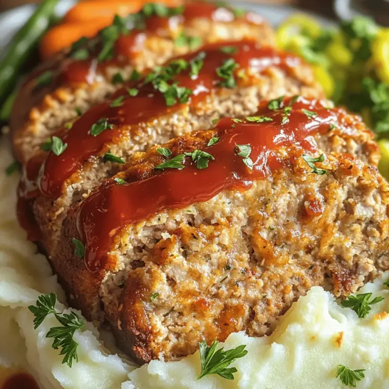 The right ingredients make this dish stand out. For a flavorful chicken meatloaf, you need ground chicken, breadcrumbs, and Parmesan cheese. These elements create a moist chicken meatloaf that melts in your mouth.