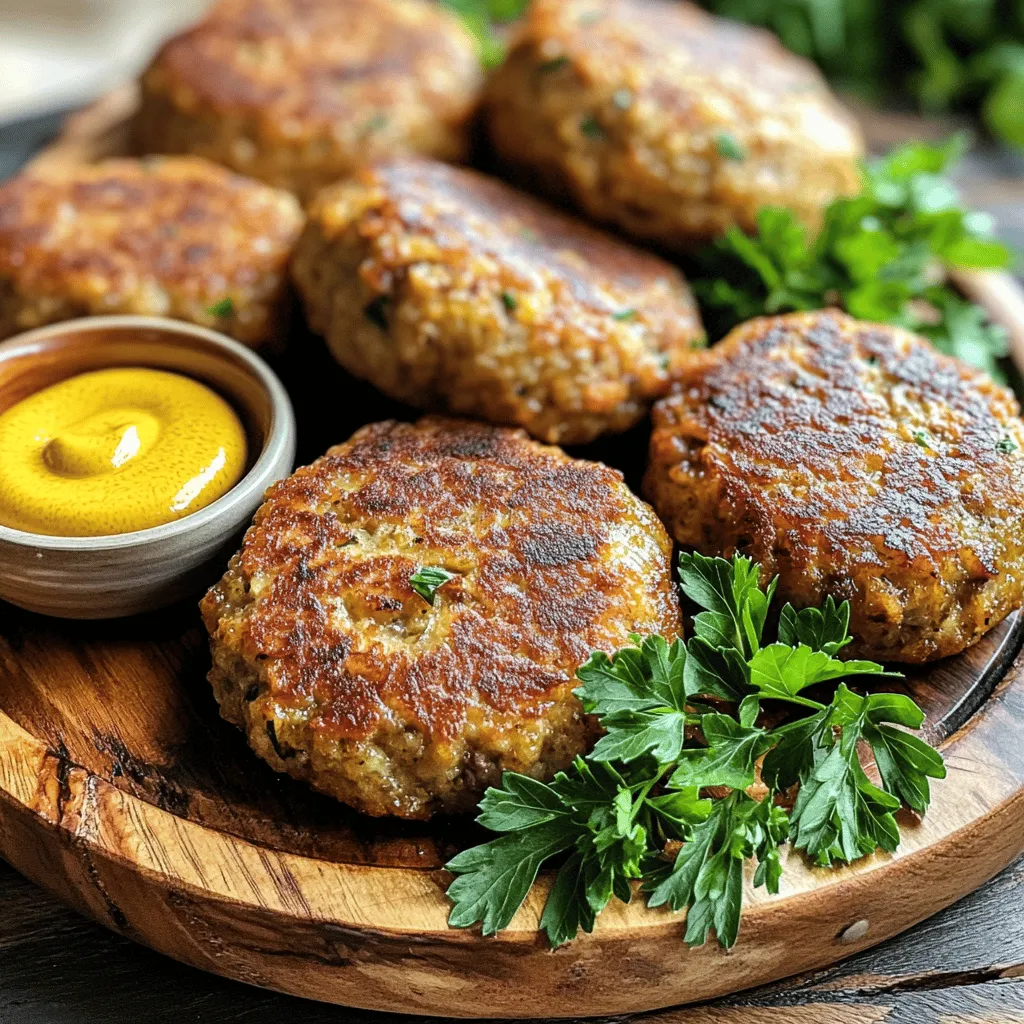 The key to a great German Frikadellen recipe lies in its ingredients. For the best frikadellen, you need a mix of meats. I use 500 grams of ground beef and 250 grams of ground pork. This blend gives the patties a rich flavor and nice texture.