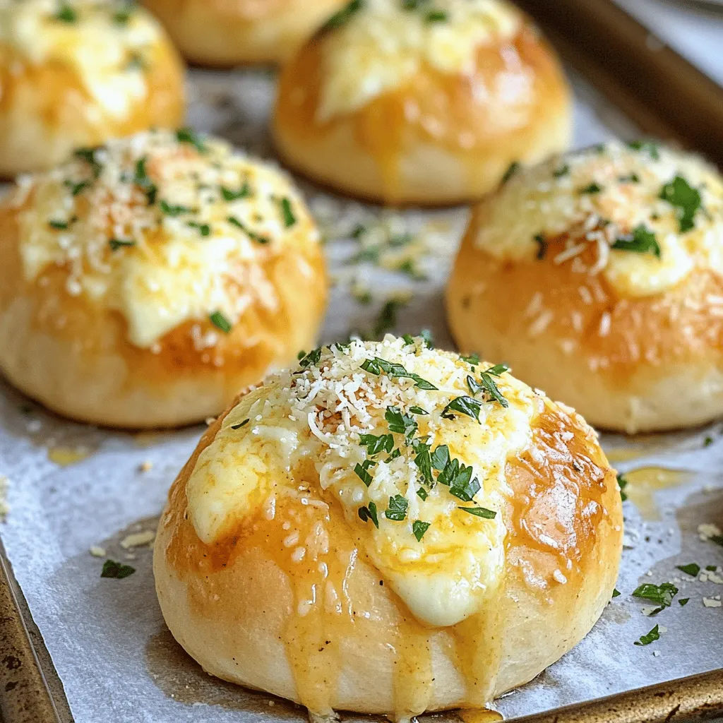 Delicious cheesy garlic bombs are a fun appetizer. They are soft, warm, and filled with gooey cheese. Each bite bursts with garlic flavor. You can enjoy them at home or serve them at parties.