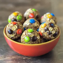 To make monster cookie protein balls, you need simple ingredients. Here’s the list: