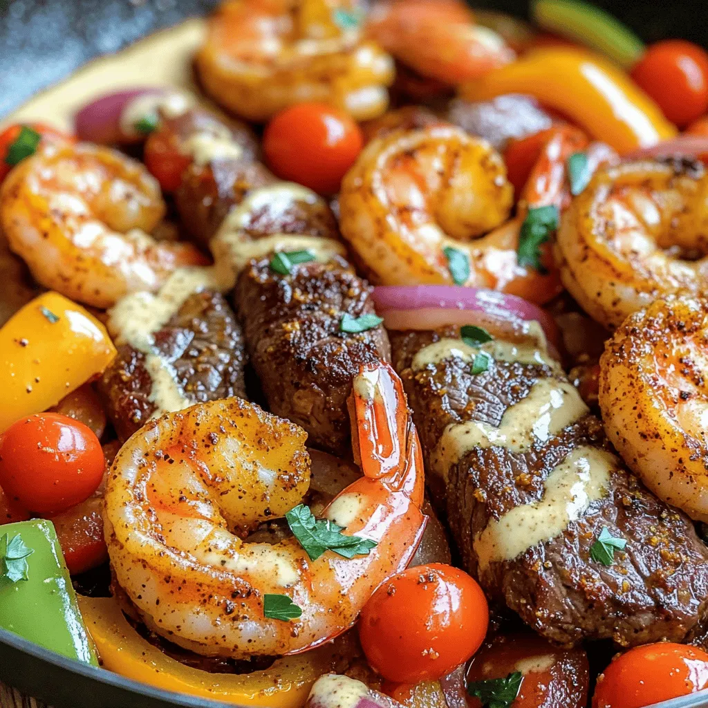 The secret to a great cajun shrimp recipe and cajun steak recipe lies in the ingredients. You need fresh shrimp and quality steak for the best taste. For this feast, gather 1 pound of shrimp, peeled and deveined. Use 1 pound of sirloin steak, cut into thick strips. These proteins form the heart of your dish.