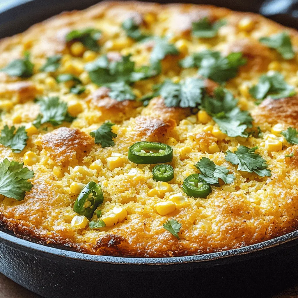 To make amazing jalapeno cornbread, you need a few key ingredients. First, cornmeal and all-purpose flour form the base. This mix gives the bread its nice texture. You also need baking powder, baking soda, and salt for leavening and taste. Sugar adds a hint of sweetness that balances the spice.