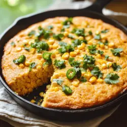 To make amazing jalapeno cornbread, you need a few key ingredients. First, cornmeal and all-purpose flour form the base. This mix gives the bread its nice texture. You also need baking powder, baking soda, and salt for leavening and taste. Sugar adds a hint of sweetness that balances the spice.