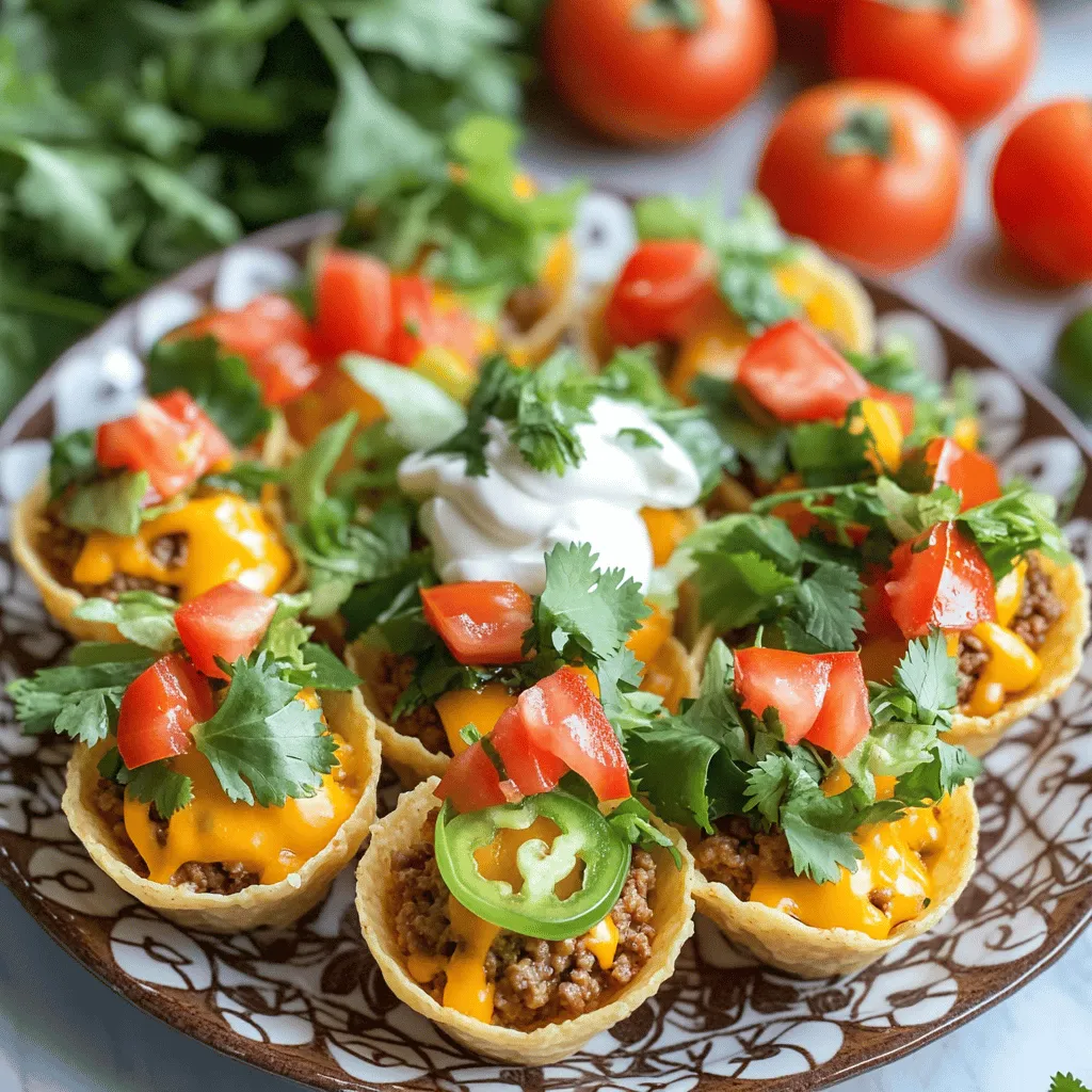 Taco cupcakes are a fun twist on traditional tacos. They look like cupcakes but are filled with savory taco goodness. People love them for their mix of flavors and fun shape. These tasty bites work great for taco-themed party food. They are also easy to make and serve.