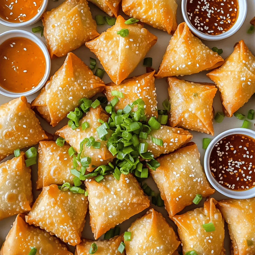 To make Crab Rangoon Egg Rolls, you need simple but tasty ingredients. The core filling mix is key. You will need: