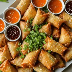 To make Crab Rangoon Egg Rolls, you need simple but tasty ingredients. The core filling mix is key. You will need: