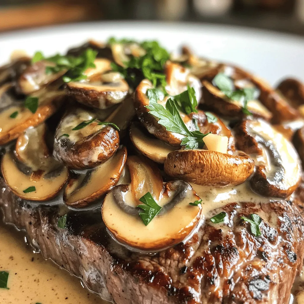 To create a flavorful mushroom sauce for steak, you need just a few key ingredients. The main star of the show is, of course, fresh mushrooms. I suggest using two cups of cremini or button mushrooms. These varieties have a great flavor and texture.