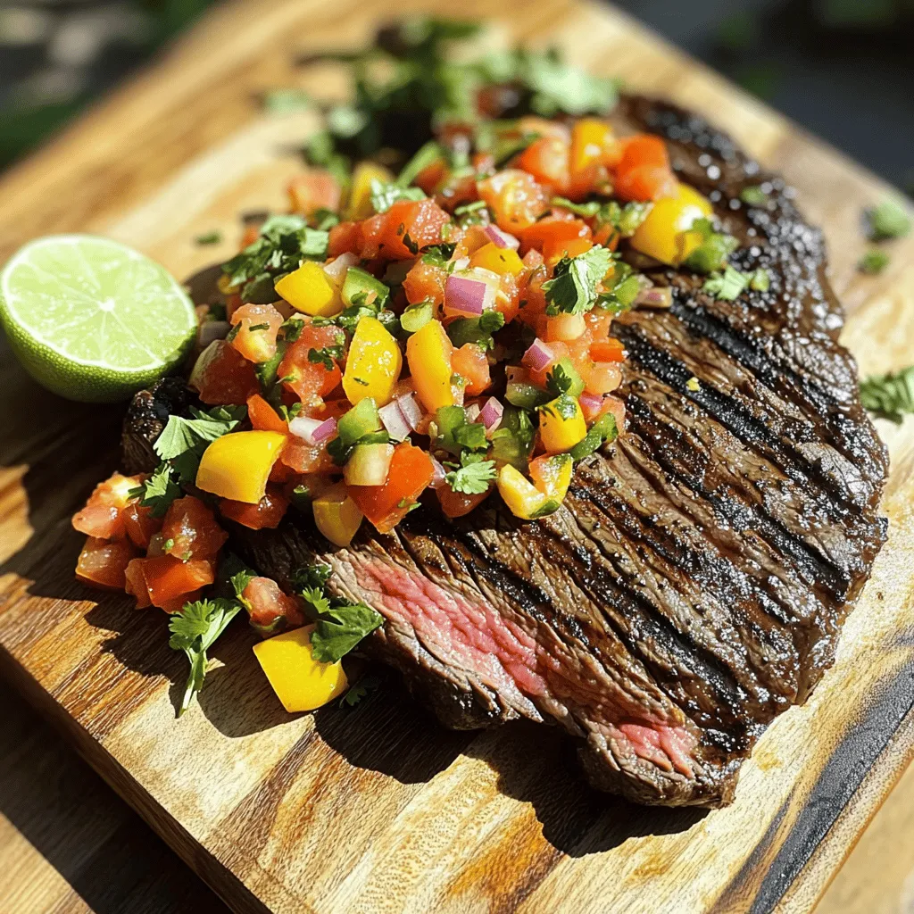 To make a great grilled flank steak, you need key ingredients. The main star is the flank steak itself. For this recipe, you need about 1.5 pounds of flank steak. This cut is lean and full of flavor.