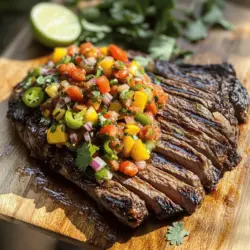 To make a great grilled flank steak, you need key ingredients. The main star is the flank steak itself. For this recipe, you need about 1.5 pounds of flank steak. This cut is lean and full of flavor.