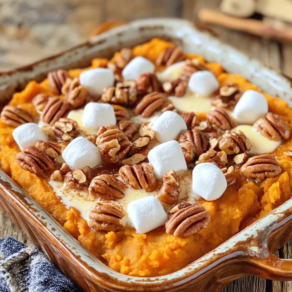 To make a great sweet potato casserole, you need some key ingredients.