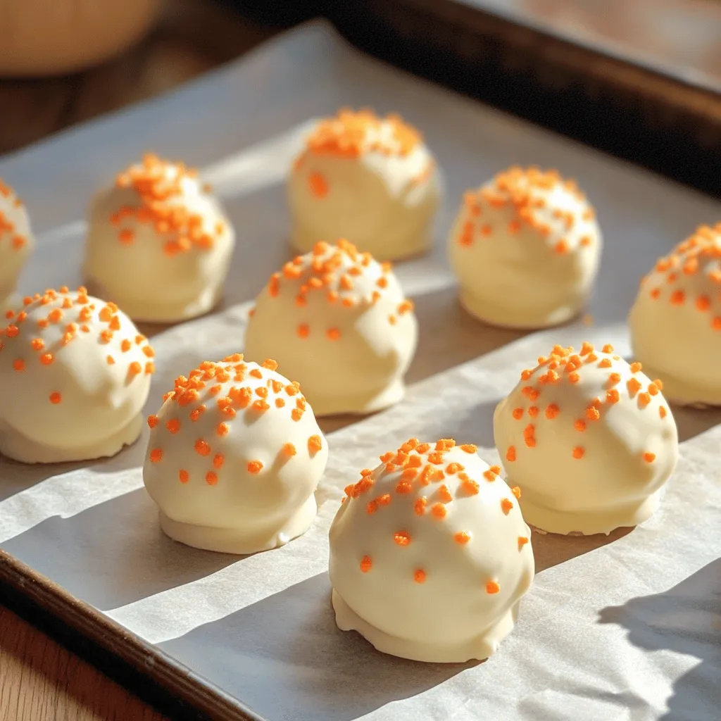 To make no bake orange creamsicle truffles, you need simple, fresh ingredients. The key items include: