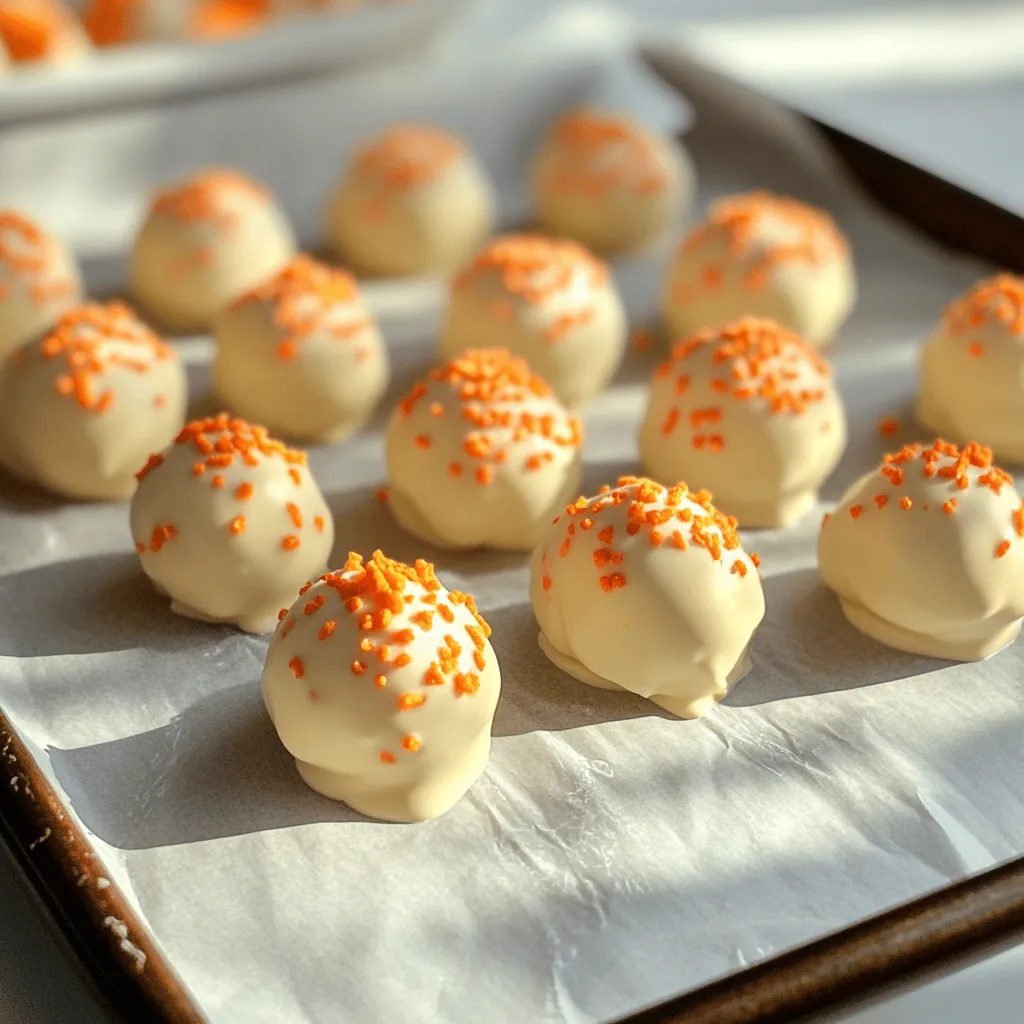 To make no bake orange creamsicle truffles, you need simple, fresh ingredients. The key items include: