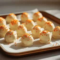 To make no bake orange creamsicle truffles, you need simple, fresh ingredients. The key items include:
