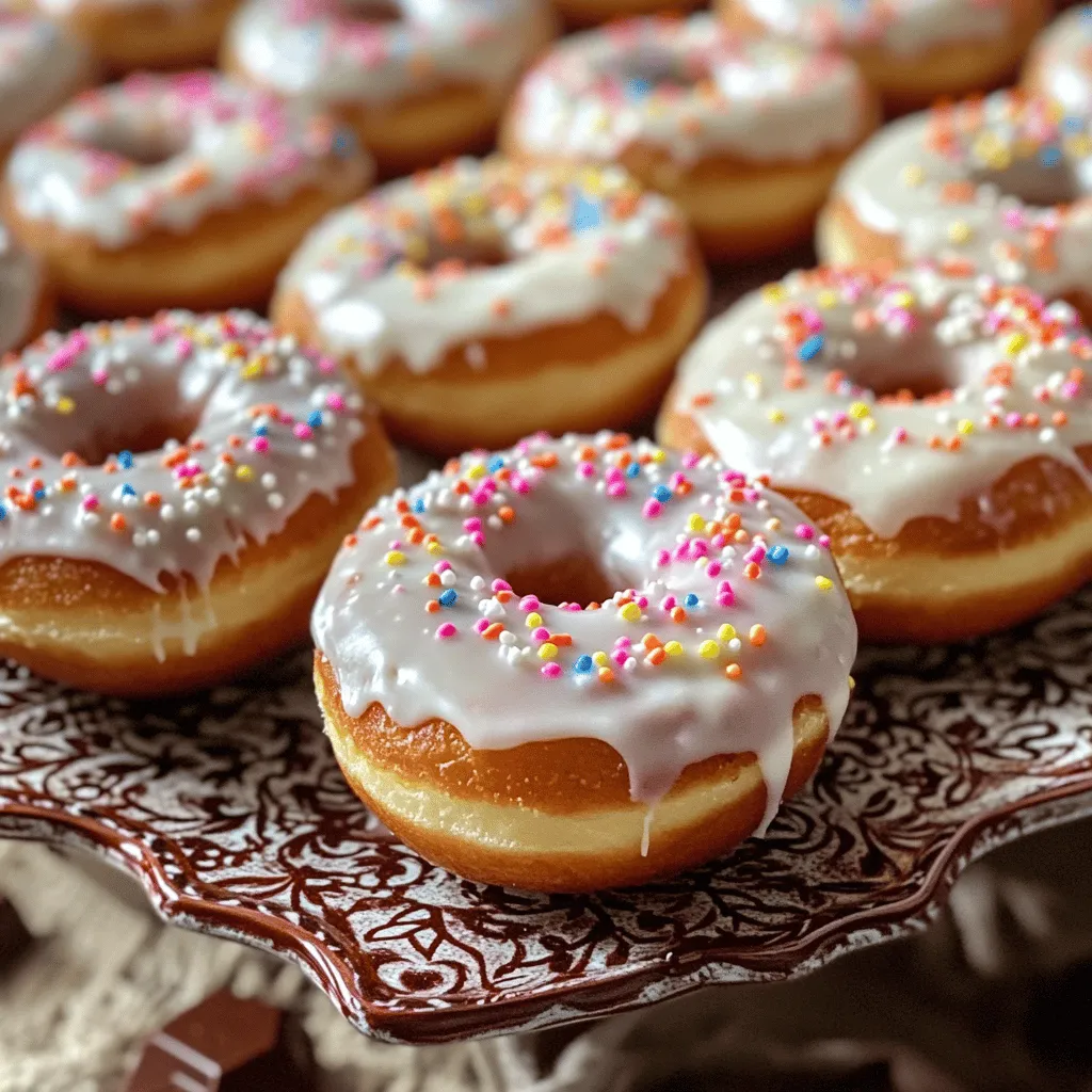 To make cake mix donuts, you need just a few simple items. First, choose a box of cake mix. You can pick any flavor you like. Vanilla and chocolate are popular choices.