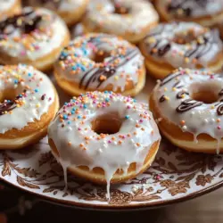 To make cake mix donuts, you need just a few simple items. First, choose a box of cake mix. You can pick any flavor you like. Vanilla and chocolate are popular choices.