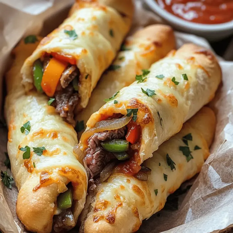 Making Philly cheesesteak stuffed cheesy breadsticks is fun and easy. You will need a few key ingredients.