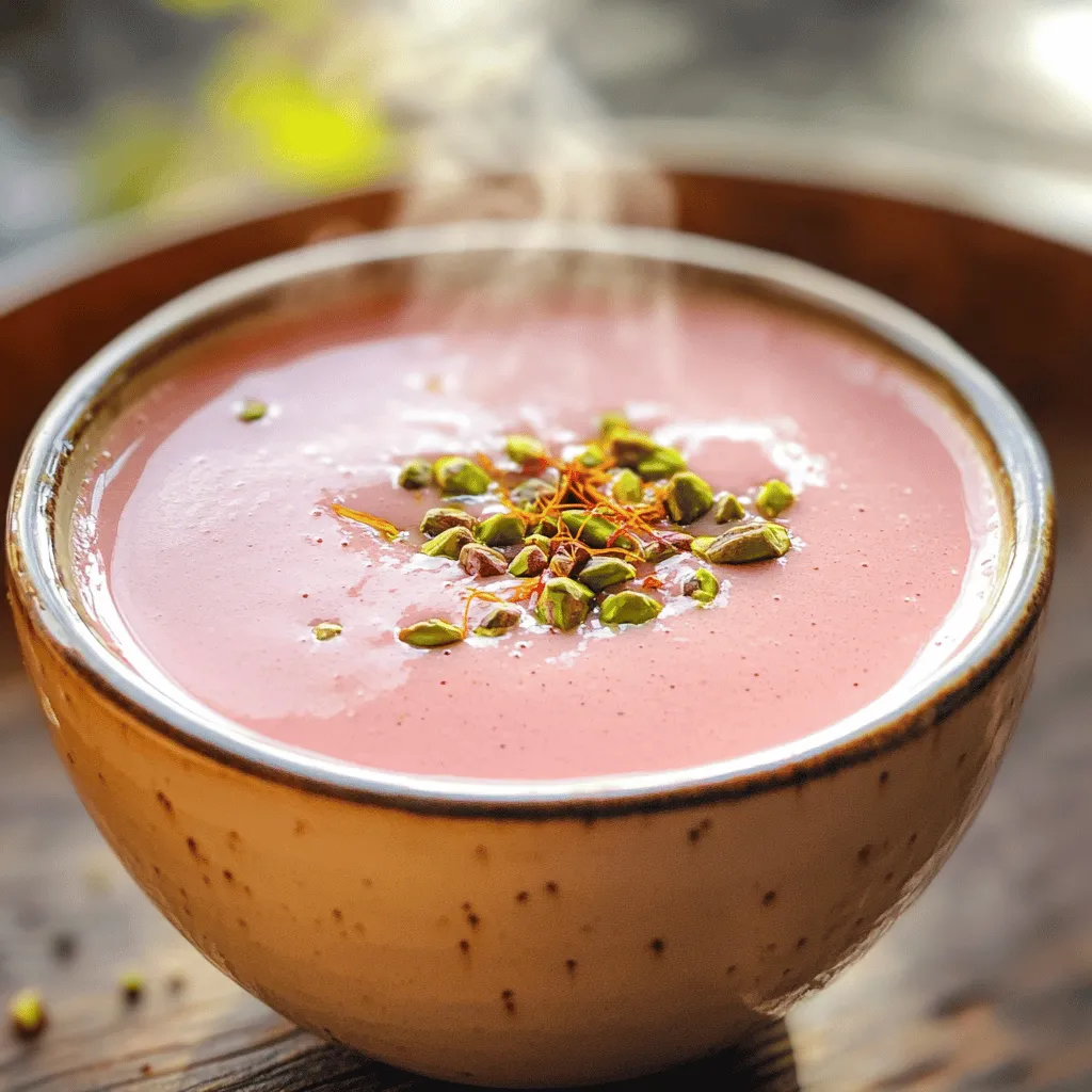 To make Authentic Kashmiri Pink Chai, you need a few simple ingredients. Here’s the complete list: