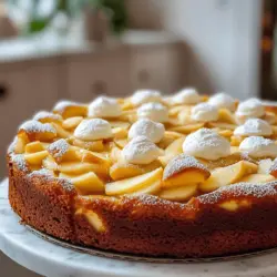 To make this tasty apple coffee cake, you need simple ingredients. Here is what you will need: