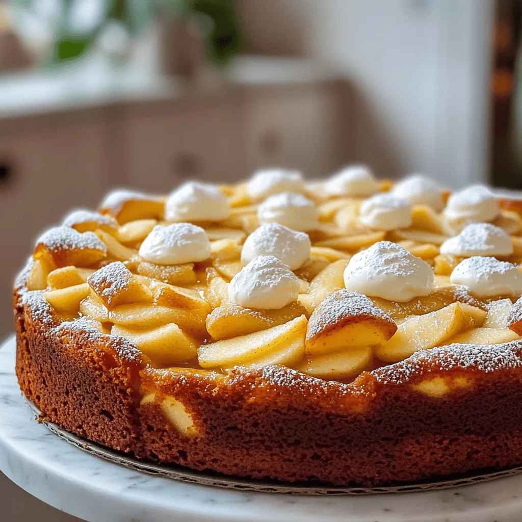 To make this tasty apple coffee cake, you need simple ingredients. Here is what you will need: