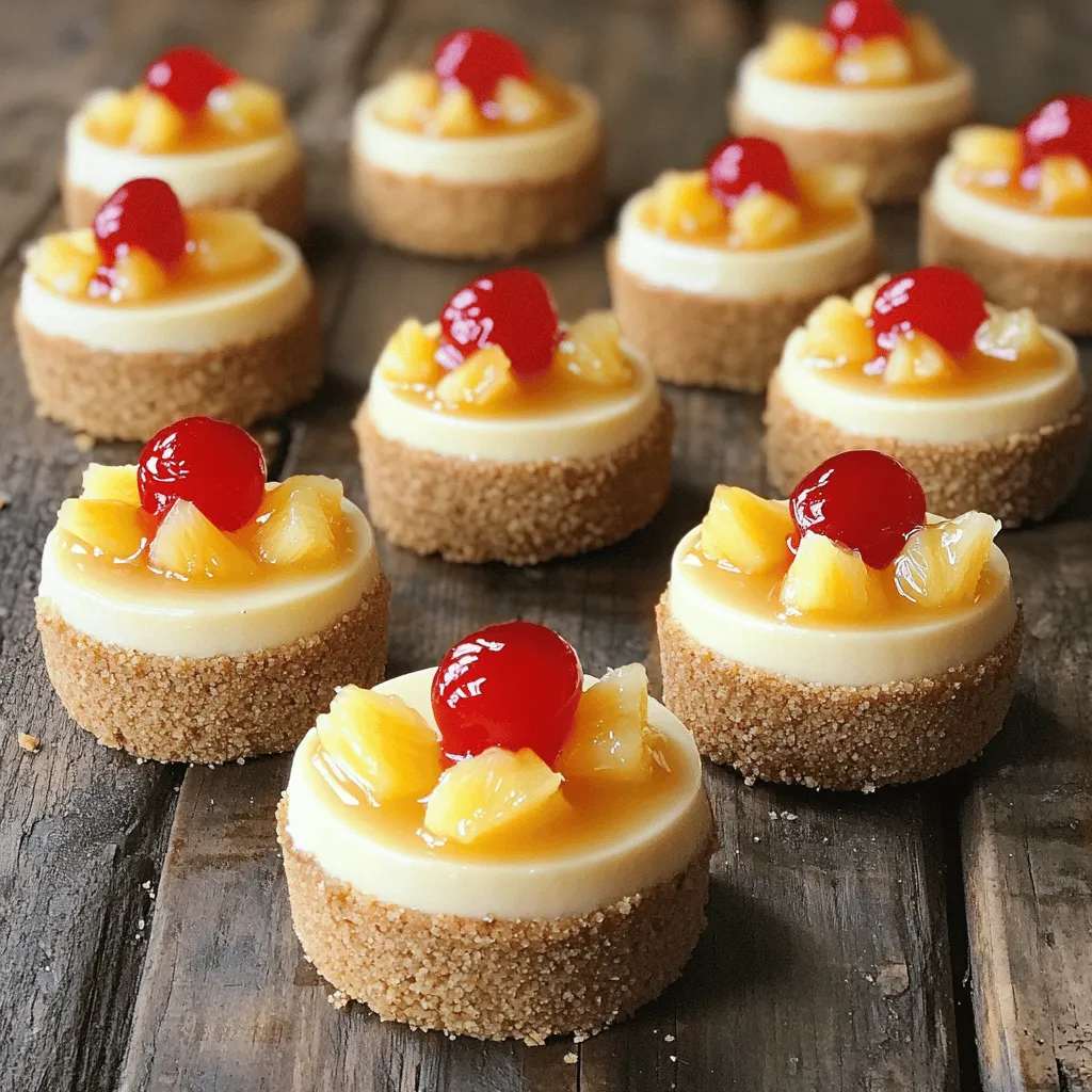 - Graham Cracker Crust: - 1 cup crushed graham crackers - 1/4 cup unsalted butter, melted - 2 tablespoons brown sugar