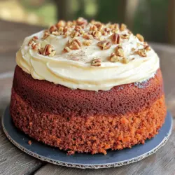 This recipe uses fresh, healthy ingredients to create a tasty cake. The main star is the carrot. Carrots add natural sweetness and moisture. Applesauce also works as a sweetener and keeps the cake soft. Greek yogurt gives it a creamy texture while adding protein. Eggs help bind the mixture together.