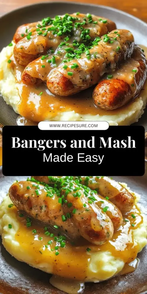 Craving a hearty meal? Discover the comforting goodness of bangers and mash, a classic dish combining juicy sausages, creamy mashed potatoes, and rich onion gravy. This easy-to-follow guide shares essential ingredients, step-by-step tips, and tasty variations that will impress any guest. Whether you're a cooking novice or a pro, learn how to make bangers and mash your new favorite dish. Click to explore these delicious recipes!