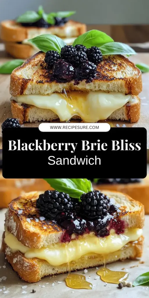 Elevate your lunch with the Irresistible Blackberry and Brie Grilled Cheese Delight! This unique recipe combines creamy Brie and sweet blackberries, all nestled between artisan sourdough. Perfectly crispy and bursting with flavor, it's ideal for any occasion. Ready to impress your taste buds? Click through for the full recipe and discover how to create this mouthwatering sandwich at home. Enjoy a delightful twist on a classic favorite!