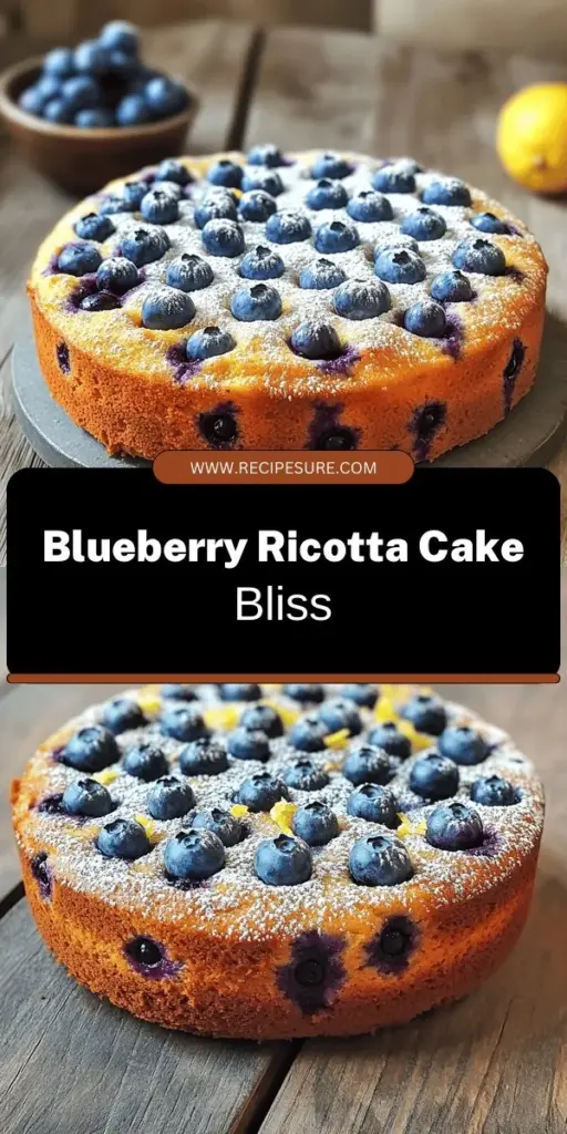 Kickstart your mornings with the ultimate Blueberry Ricotta Breakfast Cake, a delightfully moist and flavorful treat! This easy recipe combines rich ricotta cheese and juicy fresh blueberries, perfect for brunch or breakfast gatherings. With simple steps and accessible ingredients, you'll create a cake that leaves everyone wanting more. Ready to impress your loved ones? Click to explore the full recipe and discover how to make this delicious cake today!