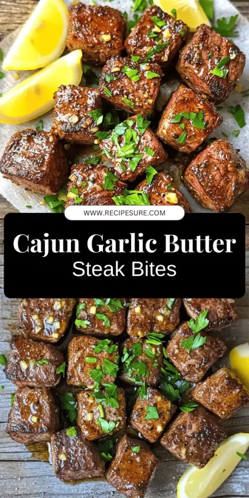 Sizzle your way to flavor with these Cajun Garlic Butter Steak Bites! Perfect for any occasion, this easy recipe combines succulent sirloin, rich garlic butter, and a kick of Cajun seasoning. Whether you're a novice or a seasoned cook, follow our simple steps to create a tasty dish that will wow your family and friends. Click through to explore the full recipe and make your next meal unforgettable!