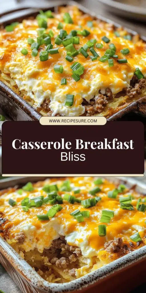 Indulge in a delicious start to your day with my Sausage, Egg, and Cream Cheese Hashbrown Casserole Delight! This mouthwatering breakfast combines savory sausage, creamy cheese, and fluffy eggs atop a crispy hashbrown base. Perfect for any occasion, this easy-to-follow recipe guarantees comfort and flavor that your family will love. Don’t miss out—click through to explore the full recipe and make your mornings even more delightful!