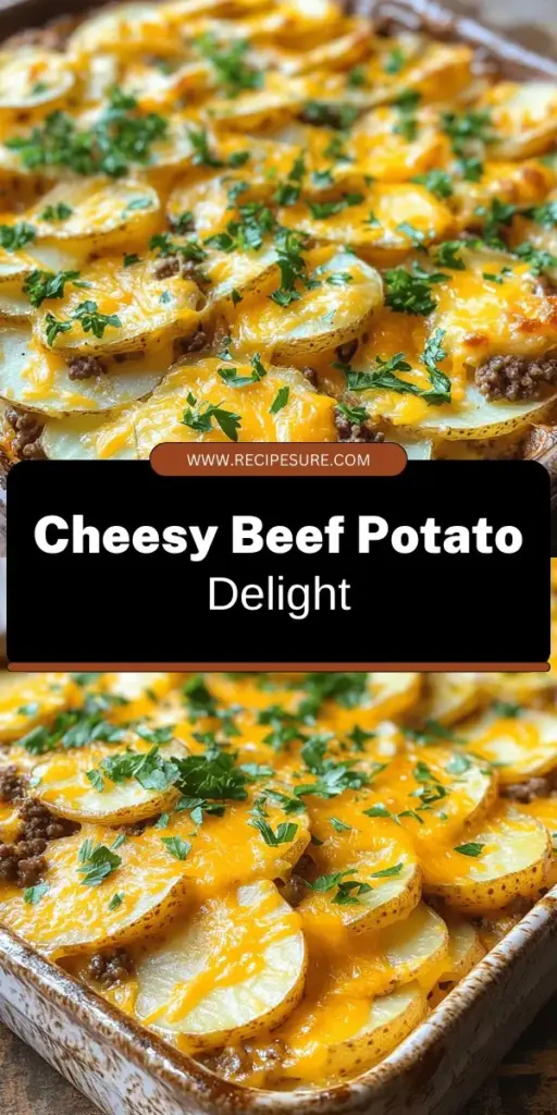 Warm up your dinner table with this Cheesy Beef Potato Casserole, the ultimate easy comfort meal! Layered with tender potatoes, hearty ground beef, and melty cheese, this dish is perfect for family gatherings or cozy nights in. Discover simple steps and tips to make it your own, plus delicious variations to try. Don't wait to dive into this delightful recipe—click through for all the mouthwatering details and delight your loved ones today!