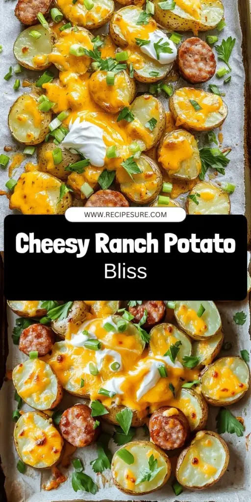 Craving something delicious? Discover how to make Cheesy Ranch Potatoes and Smoked Sausage Delight, a creamy and flavorful dish that's sure to impress! Just a few simple ingredients and easy steps will have you serving up a hearty meal that everyone will love. From baking perfectly tender potatoes to adding a cheesy finish, this recipe is all about comfort. Click through to explore the full recipe and delight in every bite!