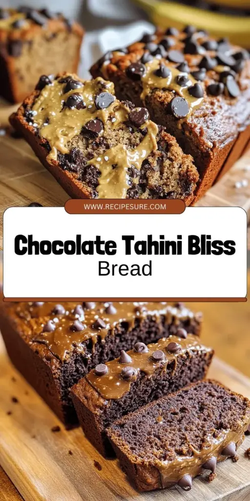 Indulge in the delightful flavors of Chocolate Tahini Banana Bread with this simple and tasty recipe! Packed with sweet bananas, creamy tahini, and rich chocolate, this treat is perfect for breakfast or dessert. Follow my easy step-by-step guide to create a moist and delicious loaf that everyone will love. Ready to bake something special? Click through to discover the full recipe and start your baking adventure today!
